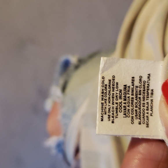 one world live and let live Summer Dress with Cut Out Sleeves Embellished Bodice - Picture 8 of 8